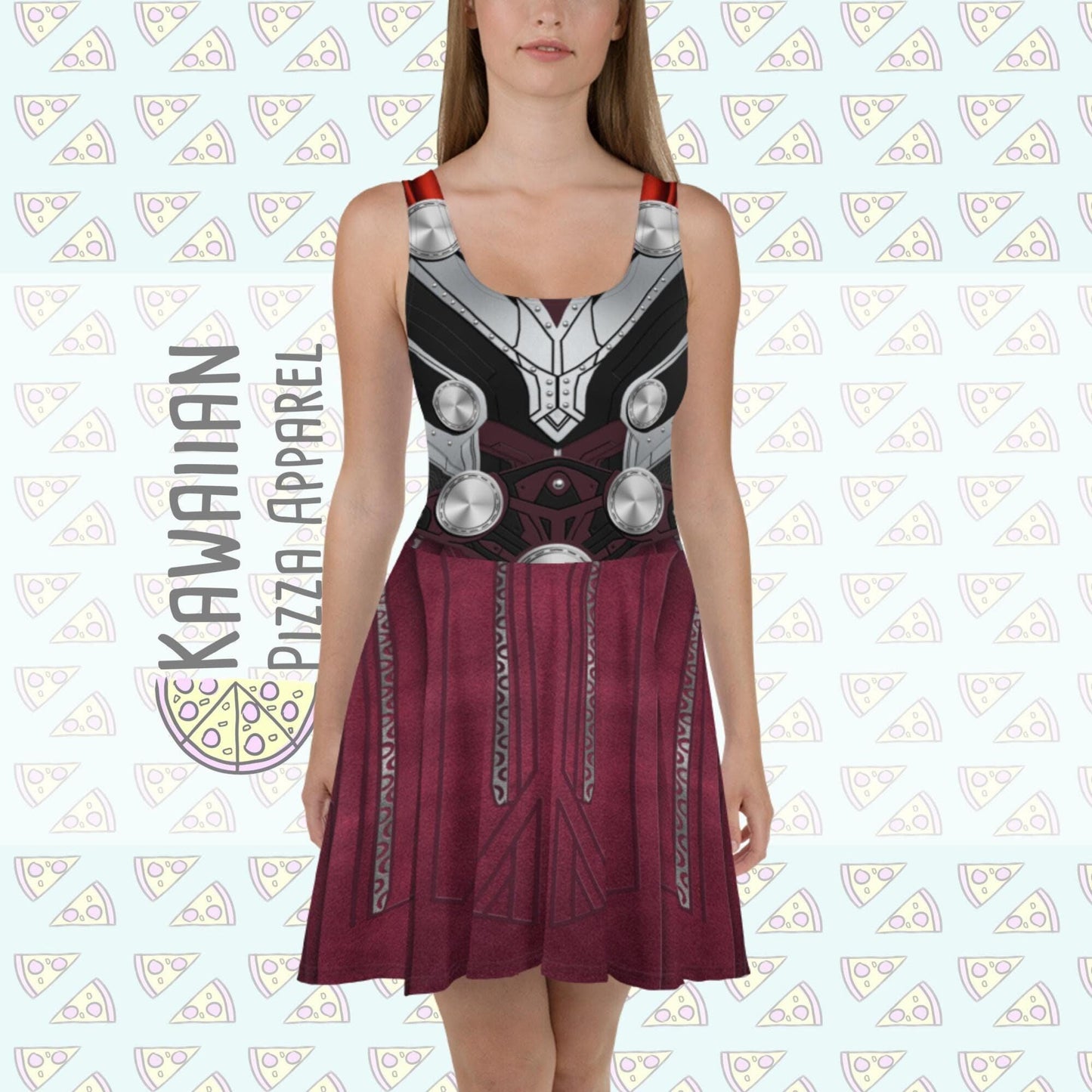 READY-to-SHIP [M] Women's Jane Foster Mighty Thor Inspired Skater Dress