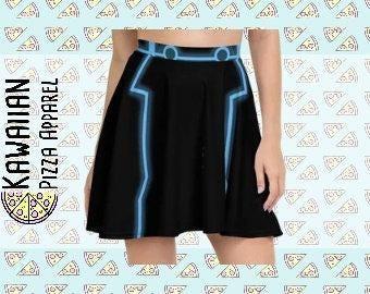 Women's Tron Legacy Inspired Skater Skirt