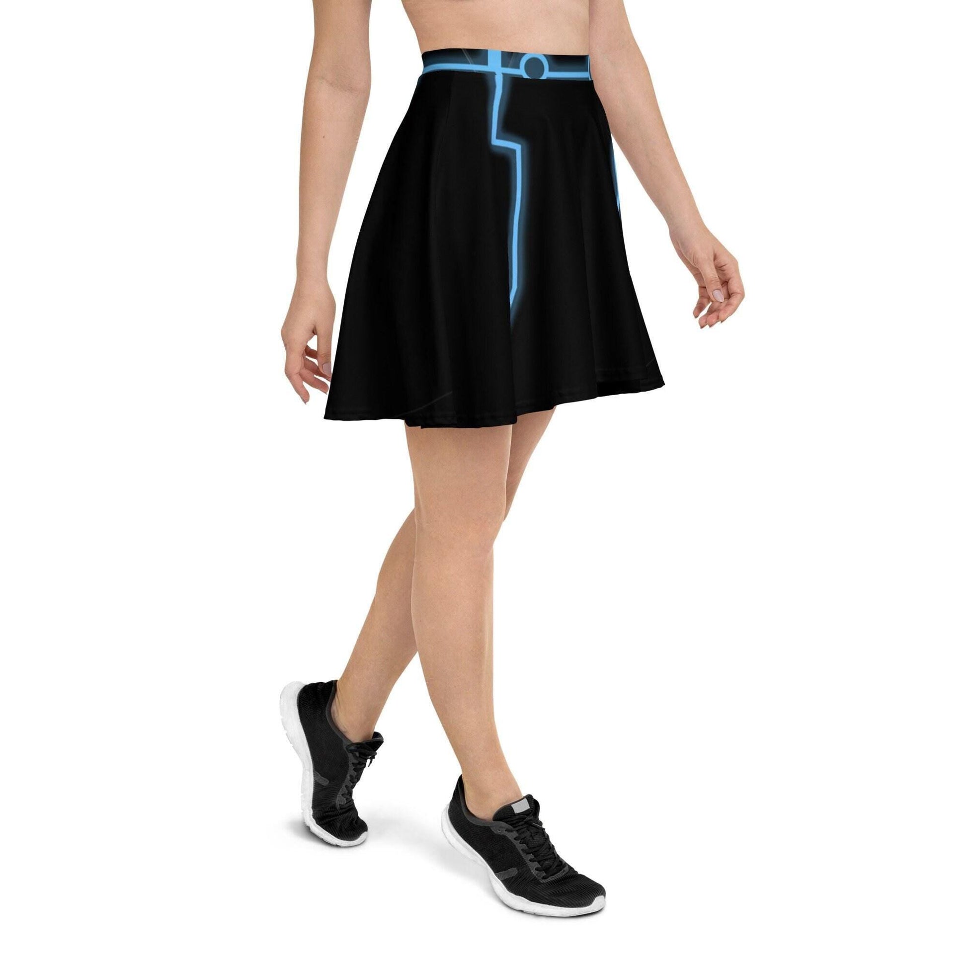 RUSH ORDER: Tron Legacy Inspired Skater Skirt