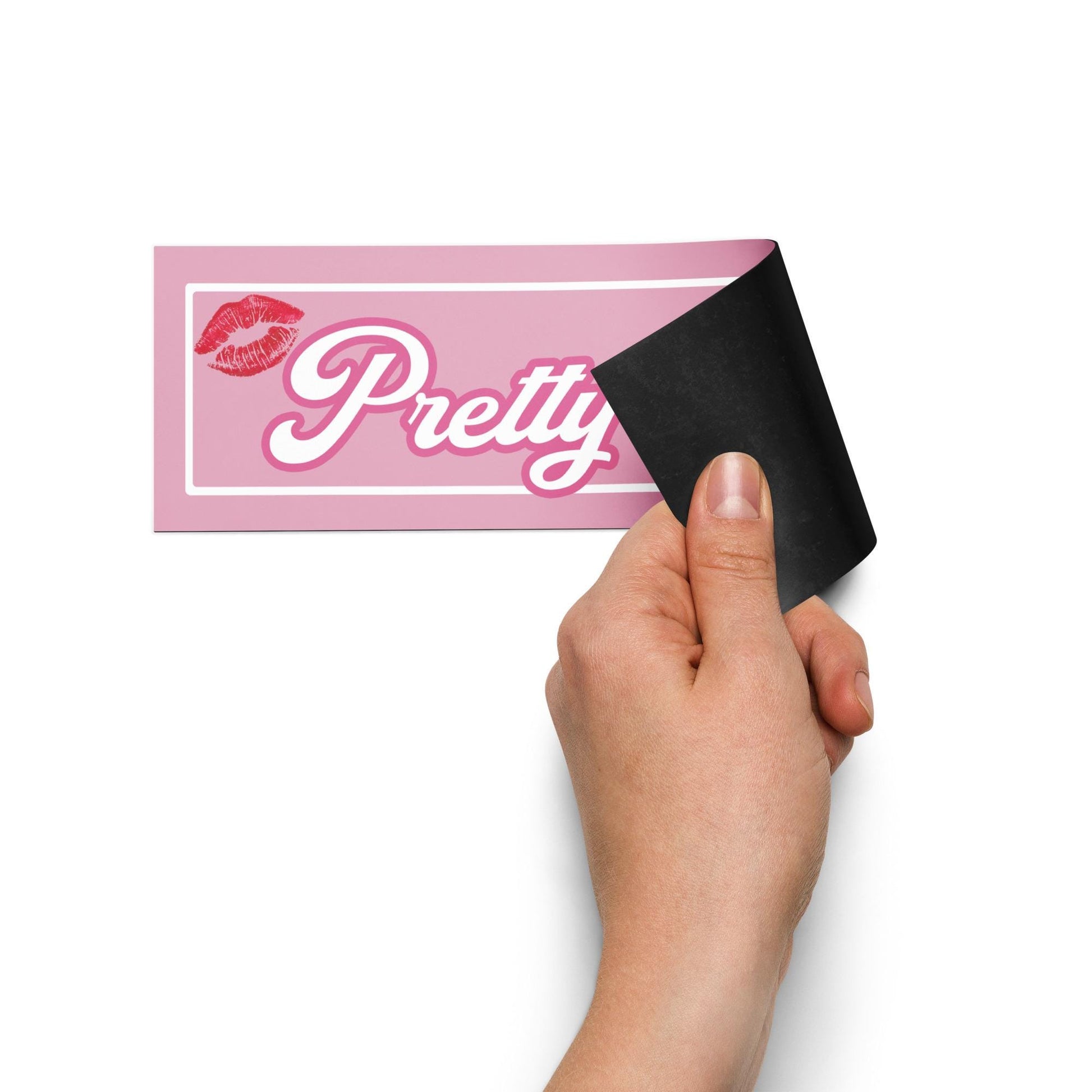 Pretty Girl Avenue Car Magnet 10"x3"