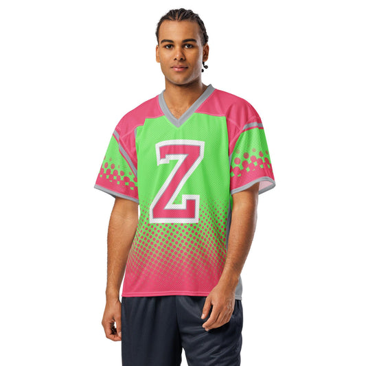 Unisex Zed Zombies Inspired American Football Jersey