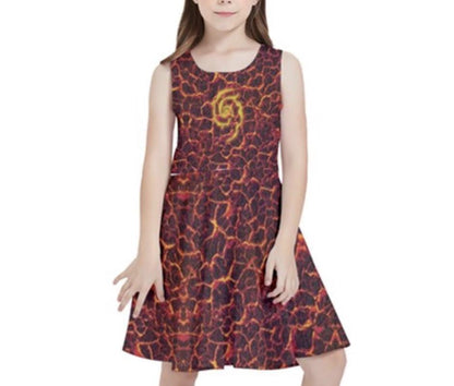 Kid's Te Ka Inspired Skater Dress