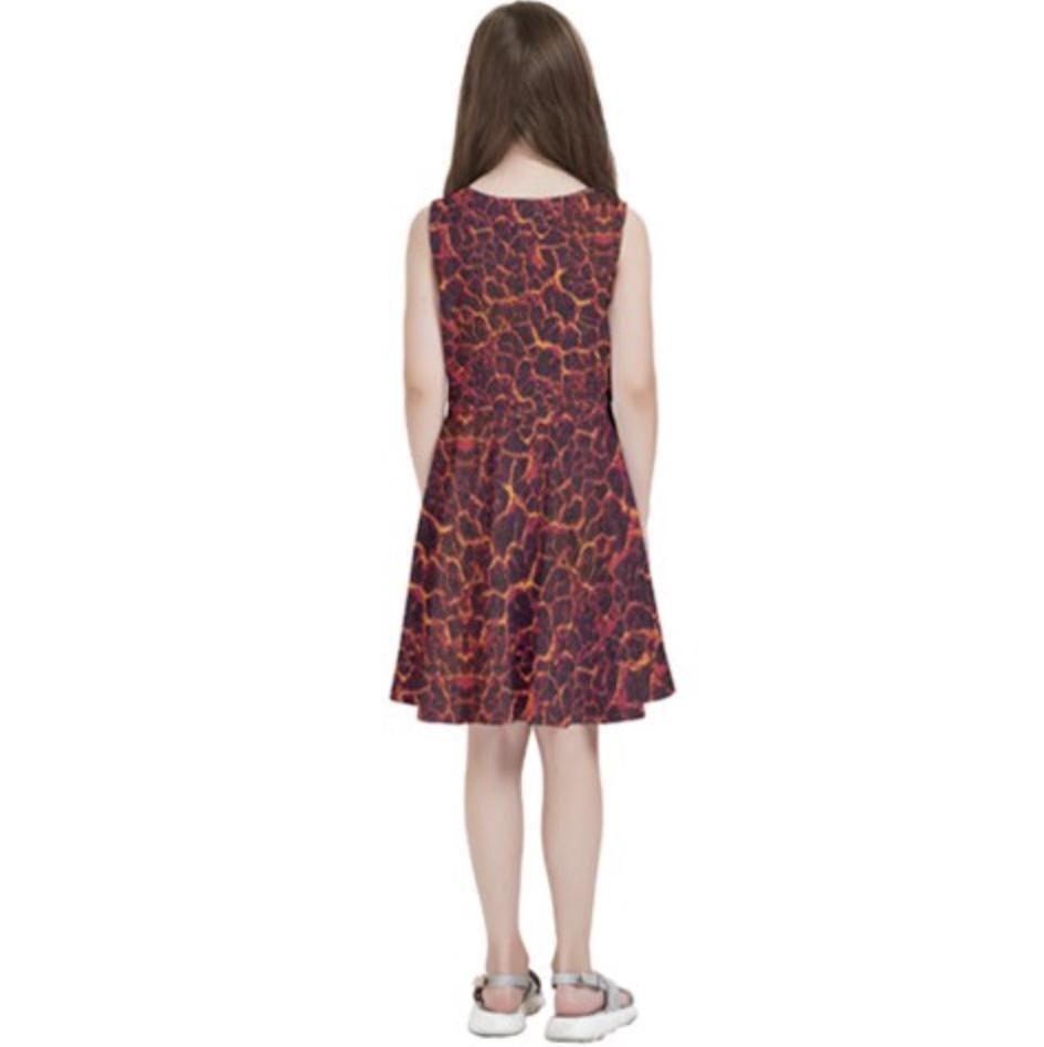 Kid's Te Ka Inspired Skater Dress