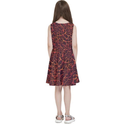 Kid's Te Ka Inspired Skater Dress