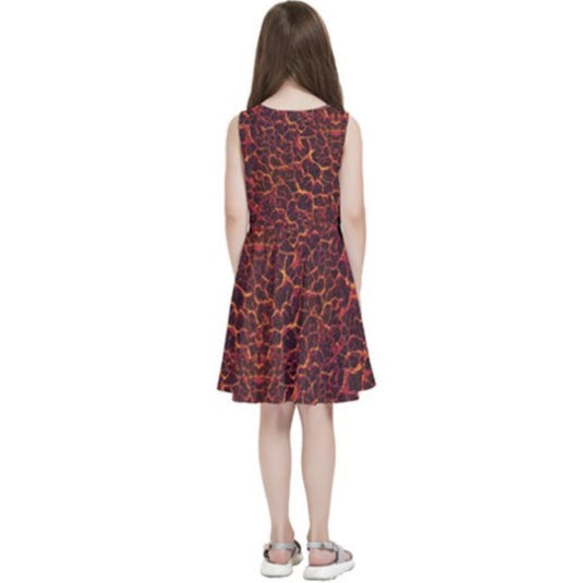 Kid's Te Ka Inspired Skater Dress