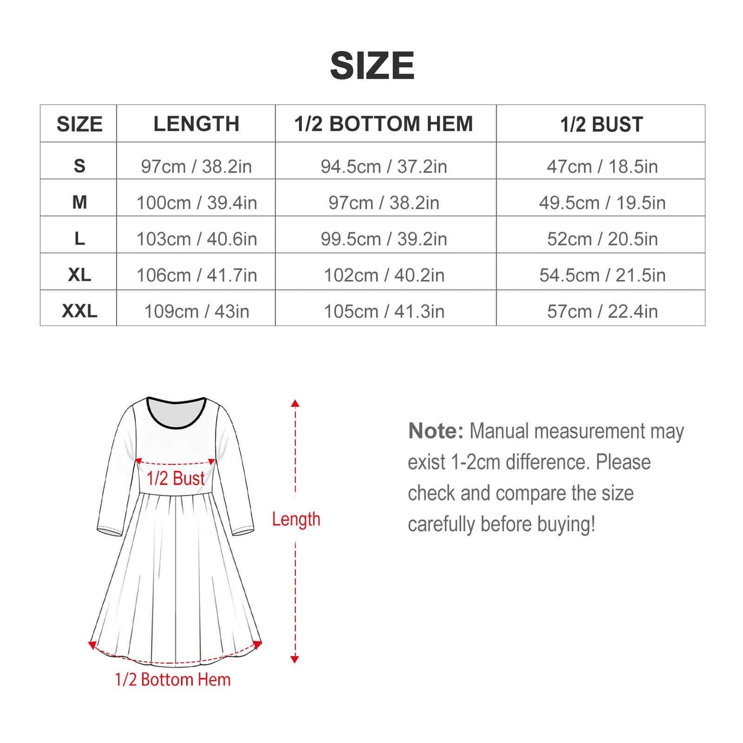 Donald Duck Inspired Long Sleeve Skater Dress with Pockets