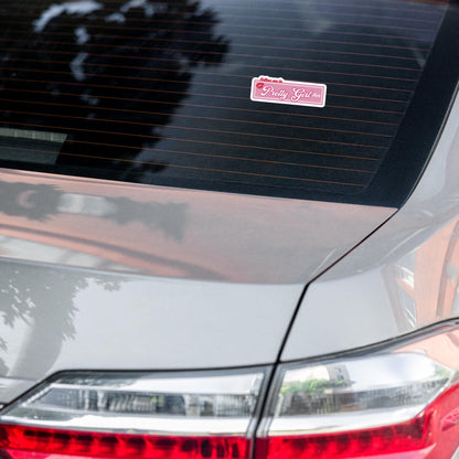 Follow Me to Pretty Girl Avenue Bubble-free stickers