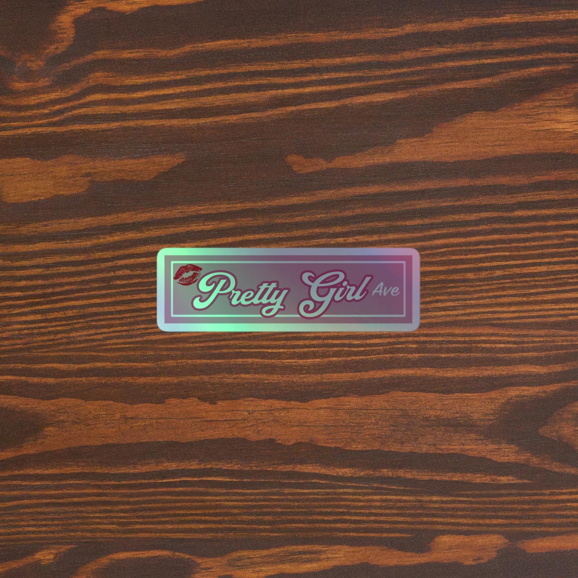Pretty Girl Avenue Holographic stickers