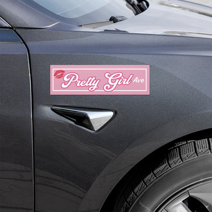 Pretty Girl Avenue Car Magnet