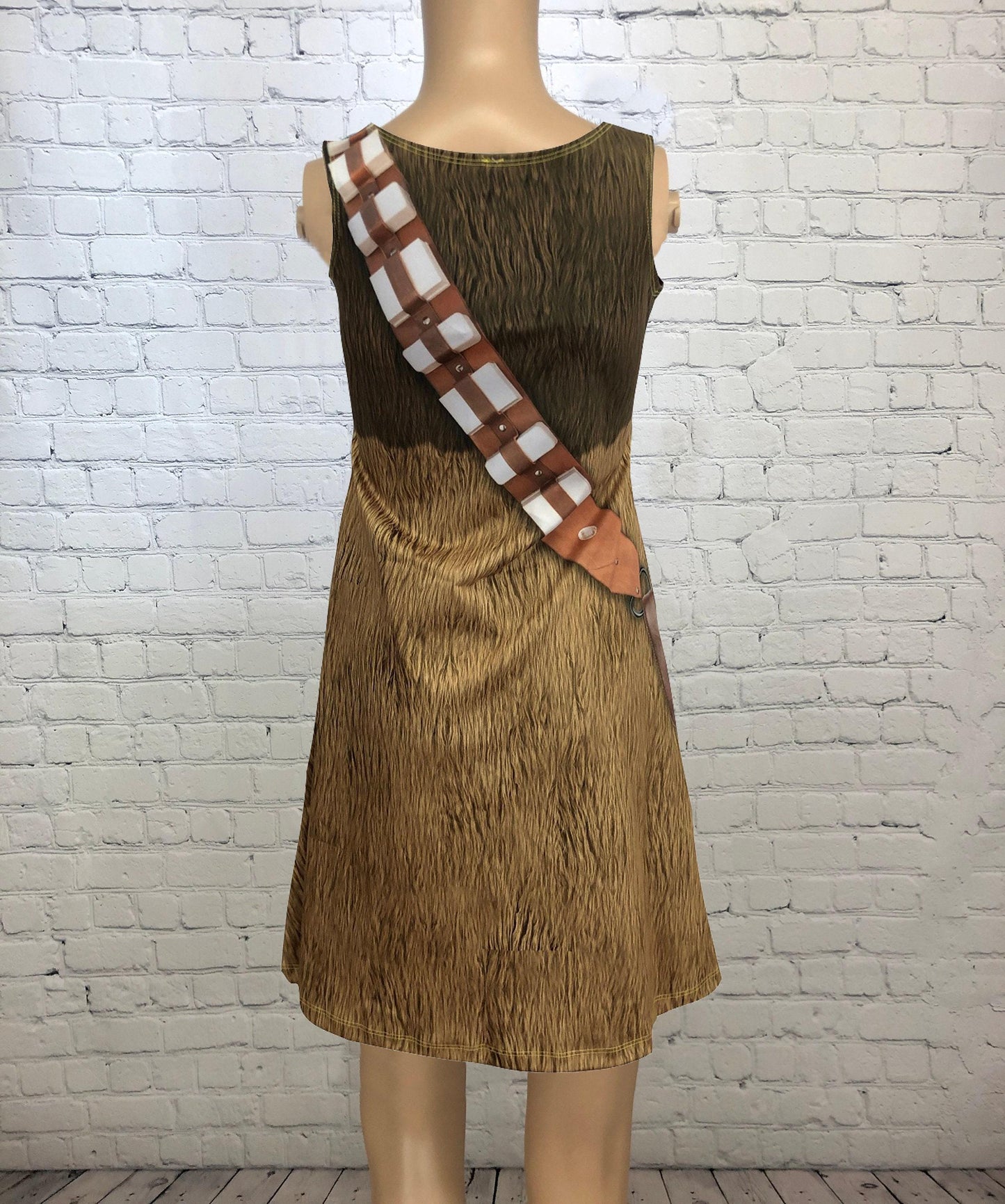 READY-to-SHIP [M] Women's Chewbacca Inspired Sleeveless Flare Dress