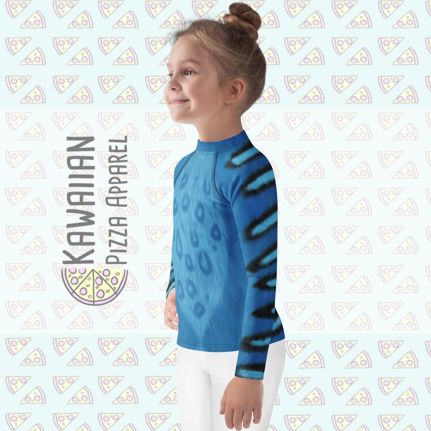 Kids Derpy Tiger Inspired ATHLETIC Long Sleeve Shirt