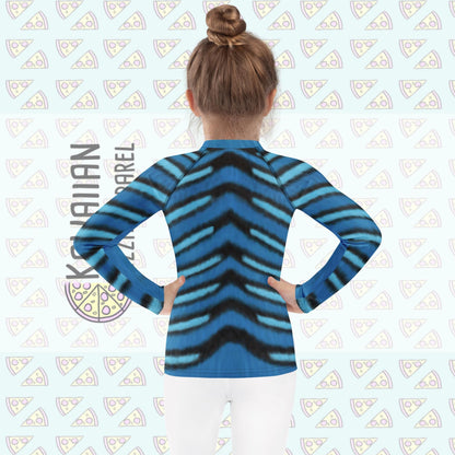 Kids Derpy Tiger Inspired ATHLETIC Long Sleeve Shirt