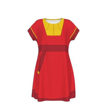 READY-to-SHIP [L] Kuzco Inspired Short Sleeve Dress