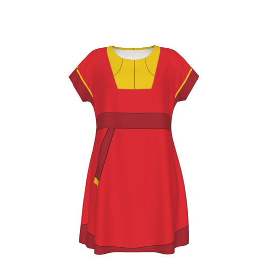 READY-to-SHIP [L] Kuzco Inspired Short Sleeve Dress