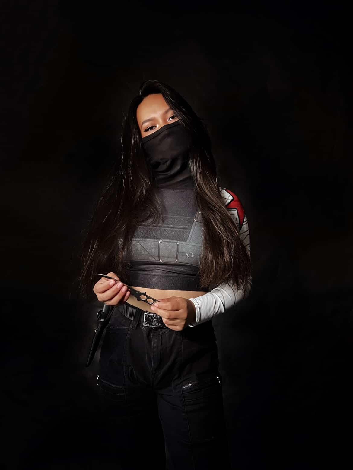 RTS [L] Women's Bucky Inspired Recycled long-sleeve crop top