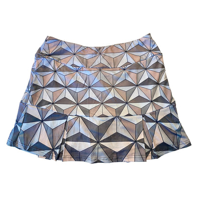 READY-to-SHIP [2XL] Spaceship Earth Epcot Inspired Sport Skirt