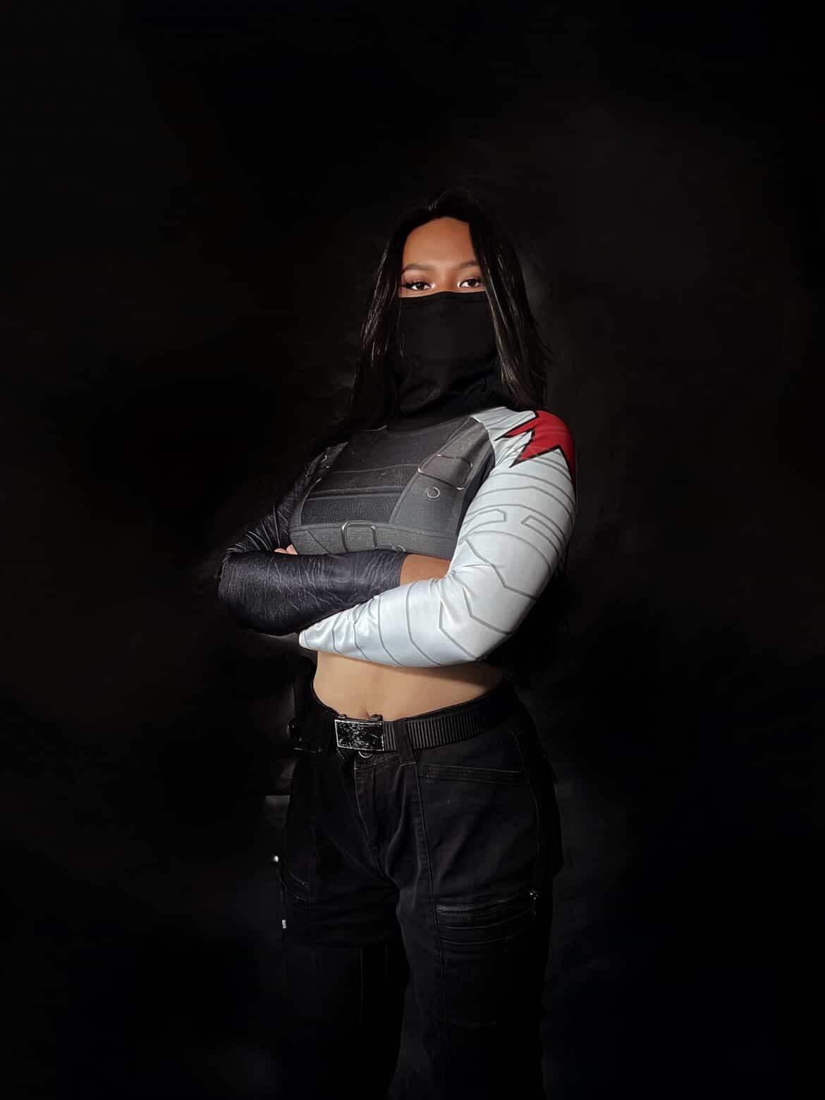 RTS [L] Women's Bucky Inspired Recycled long-sleeve crop top