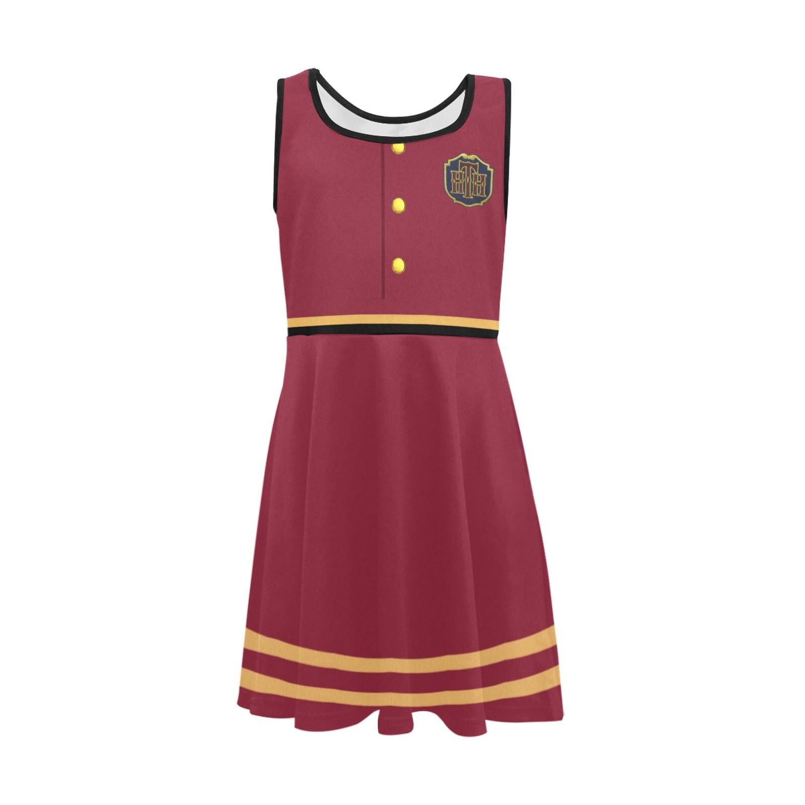 Kid's Tower of Terror Bellhop Inspired Skater Dress