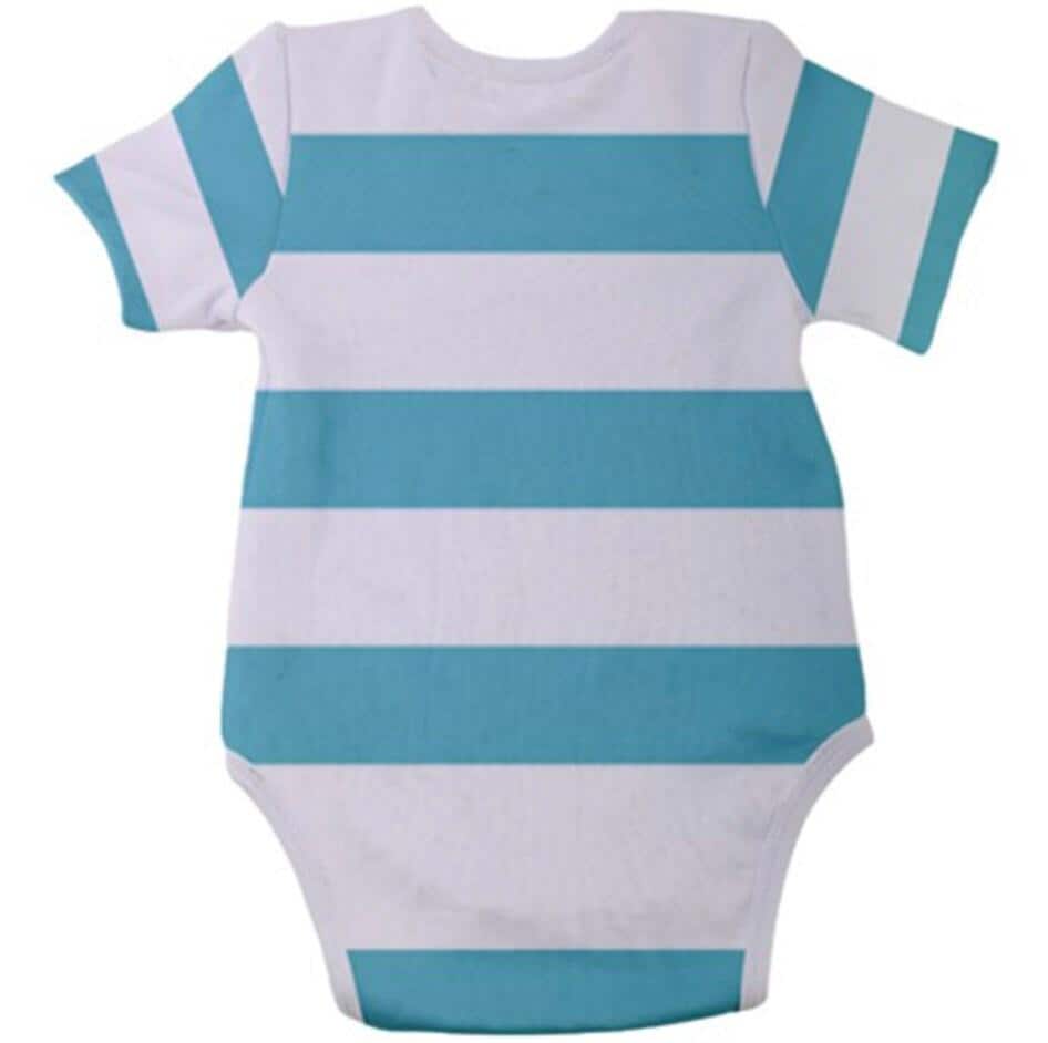 READY-to-SHIP [0-3M] Mr. Smee Peter Pan Inspired Baby Bodysuit