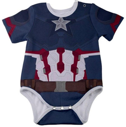 Captain America Inspired Baby Bodysuit