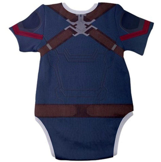 Captain America Inspired Baby Bodysuit