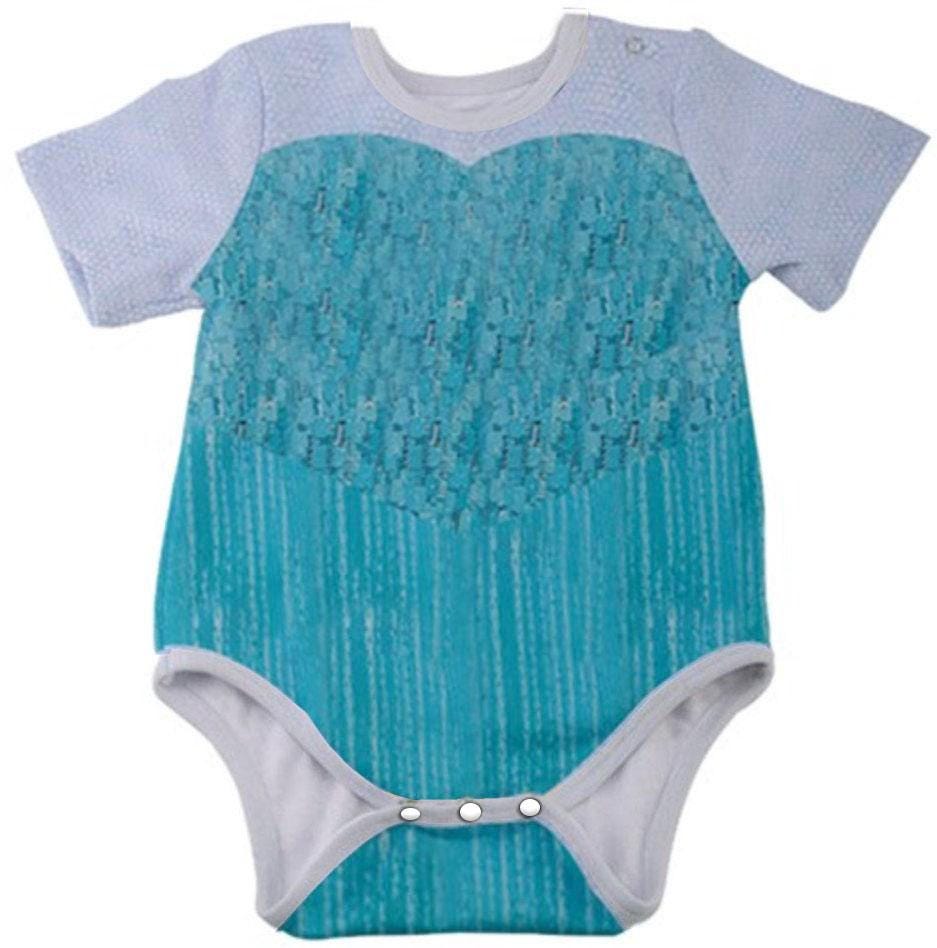 Elsa Inspired Baby Bodysuit