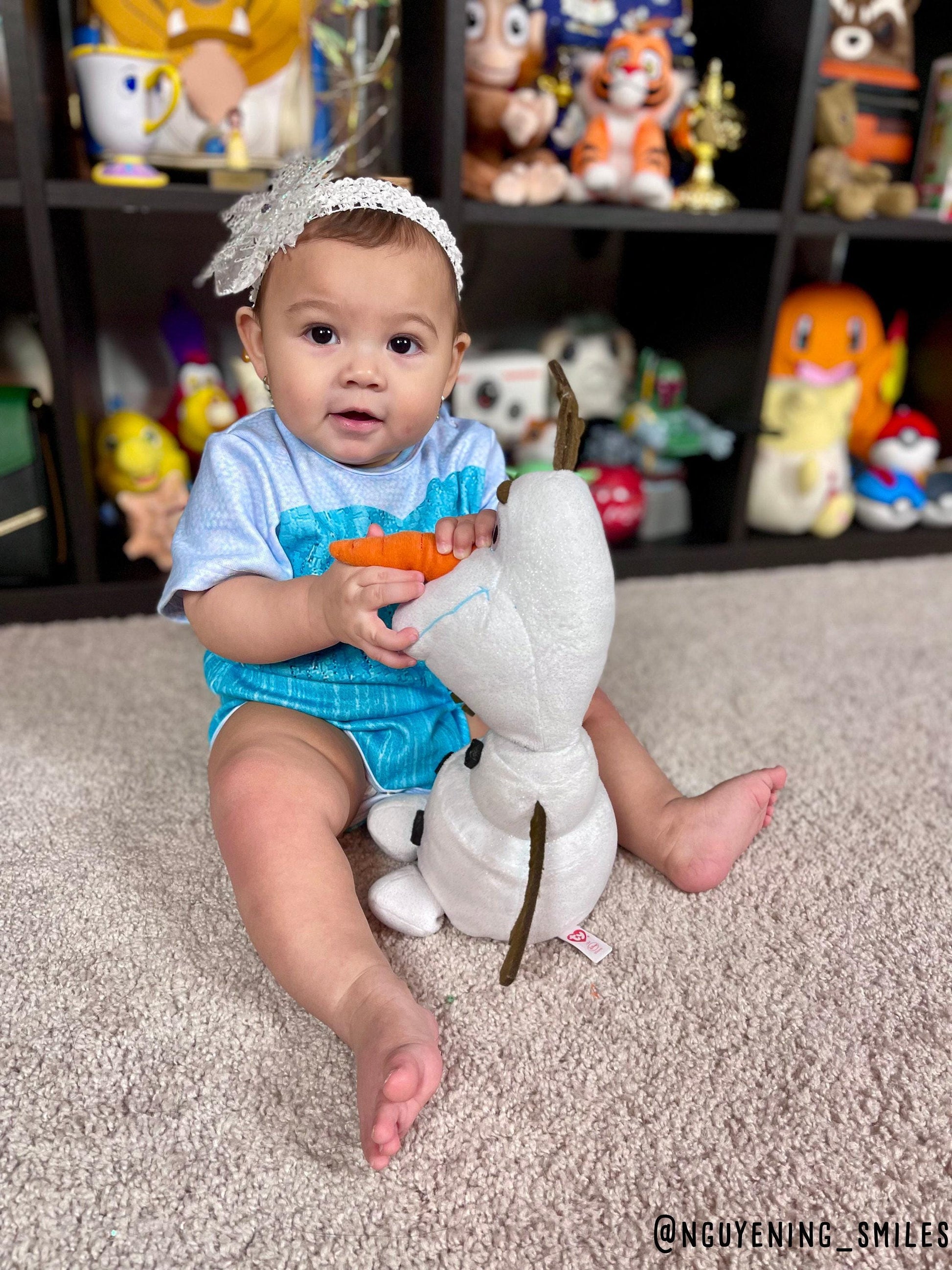 Elsa Inspired Baby Bodysuit