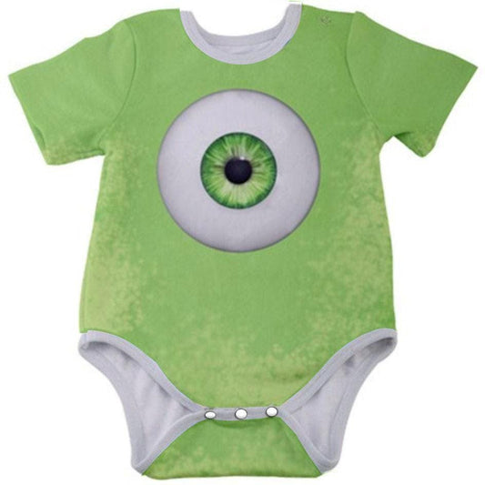Mike Wazowski Inspired Baby Bodysuit