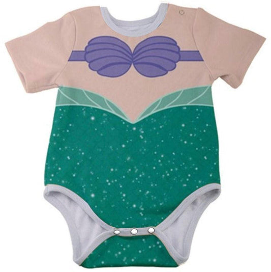 Ariel Inspired Baby Bodysuit