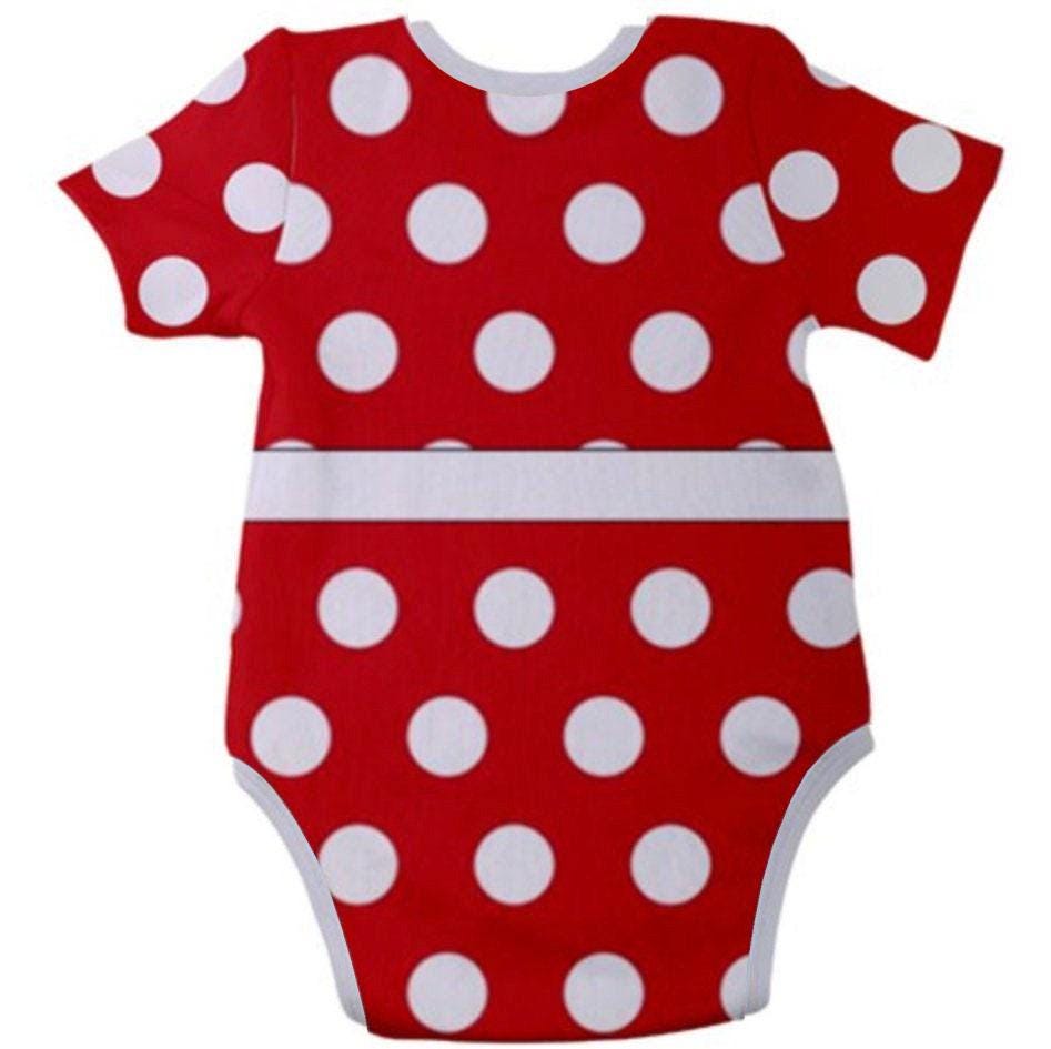 Minnie Inspired Baby Bodysuit