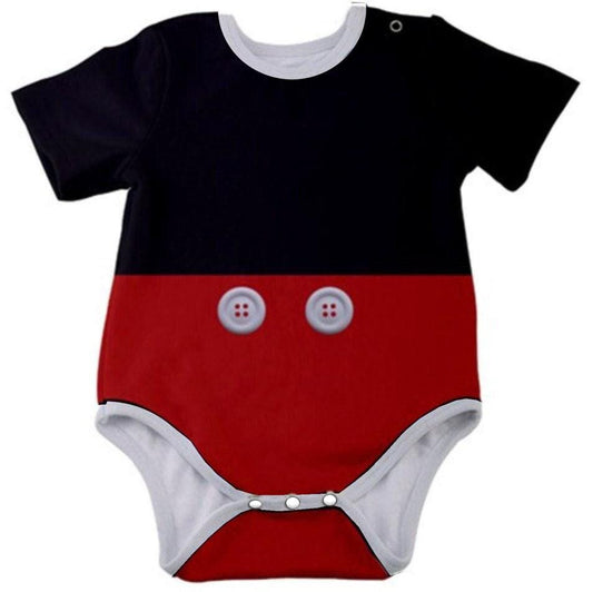 Mickey Inspired Baby Bodysuit