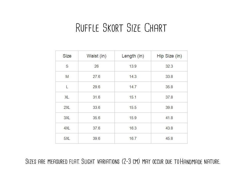 Merida Inspired Ruffle Sport Skirt