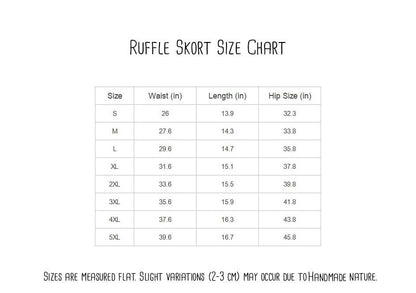 Nick Inspired Ruffle Sport Skirt