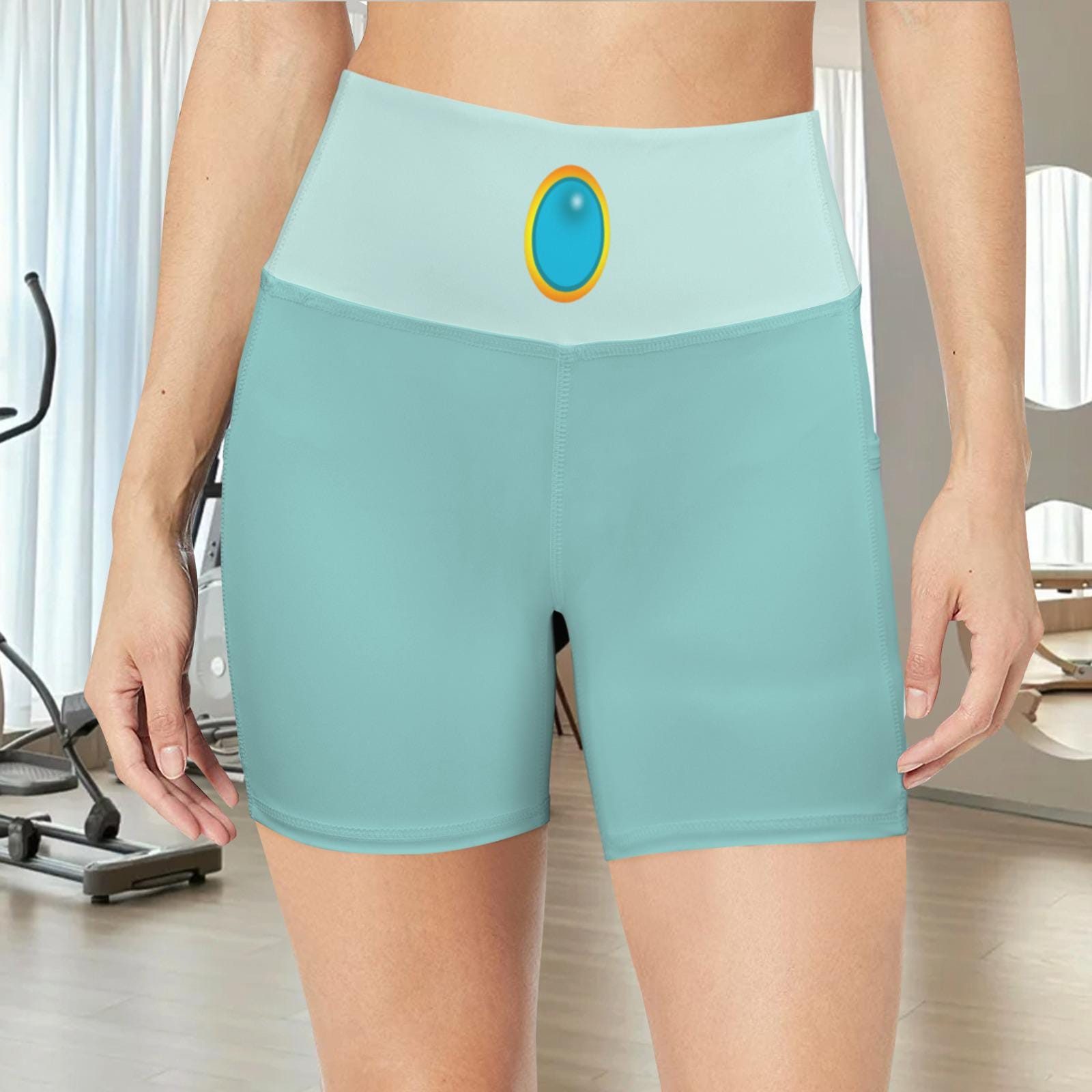 Women's Princess Jasmine Inspired Pocket Yoga Shorts