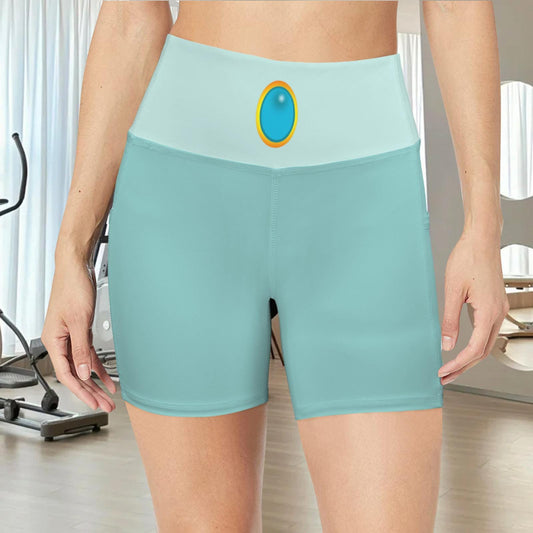 Women's Princess Jasmine Inspired Pocket Yoga Shorts