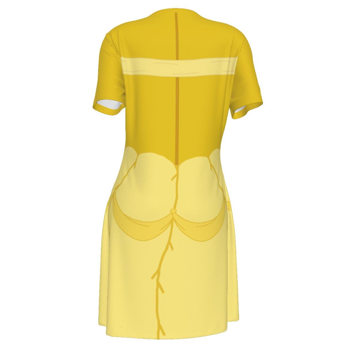 Women's Belle Inspired Cotton V-neck Dress