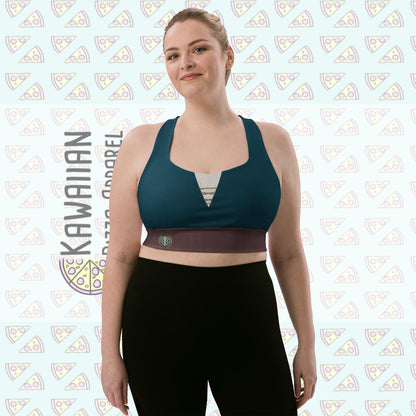 Women's Merida Inspired All-Over Print Recycled Longline Sports Bra