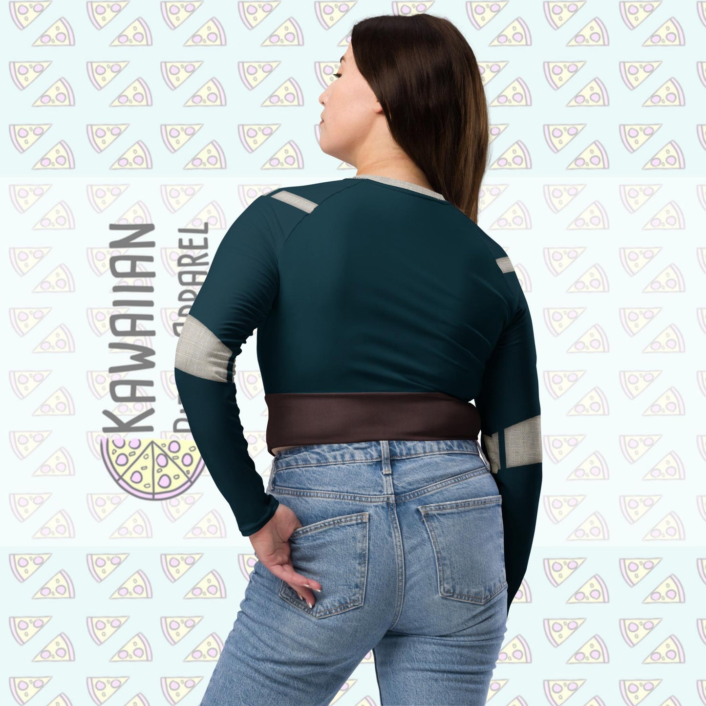 Women's Merida Inspired Recycled long-sleeve crop top