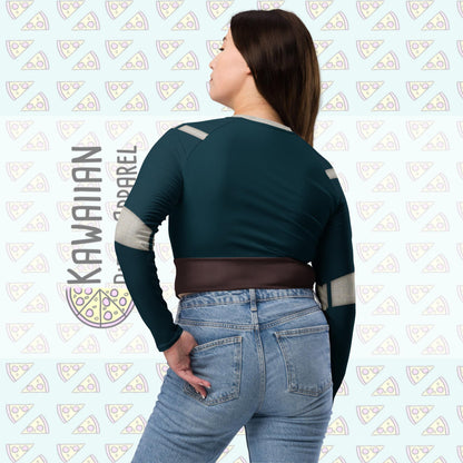 Women's Merida Inspired Recycled long-sleeve crop top