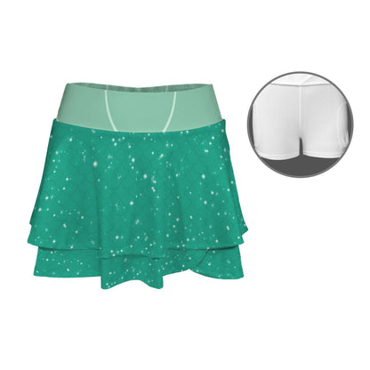 Ariel Inspired Ruffle Sport Skirt