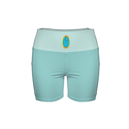 Women's Princess Jasmine Inspired Pocket Yoga Shorts