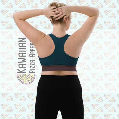 Women's Merida Inspired All-Over Print Recycled Longline Sports Bra