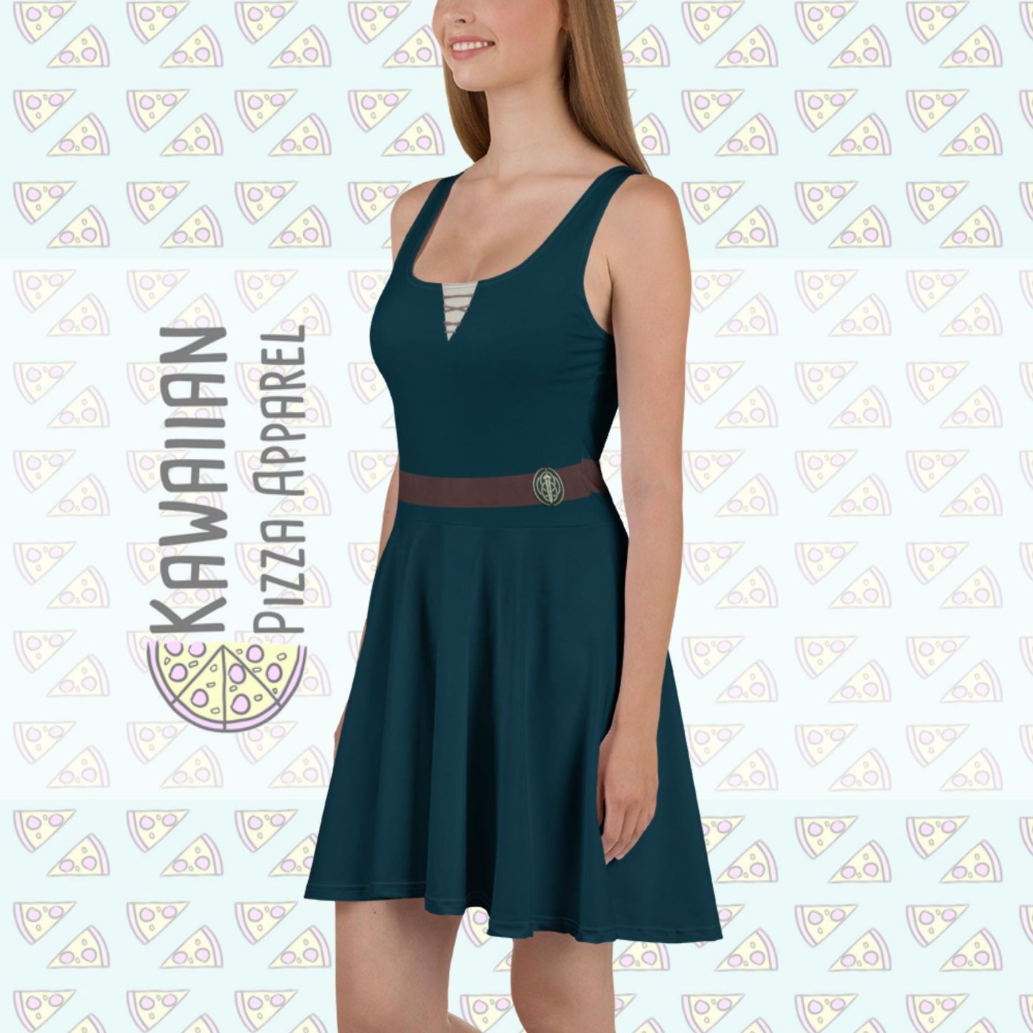 Women's Merida Inspired Skater Dress