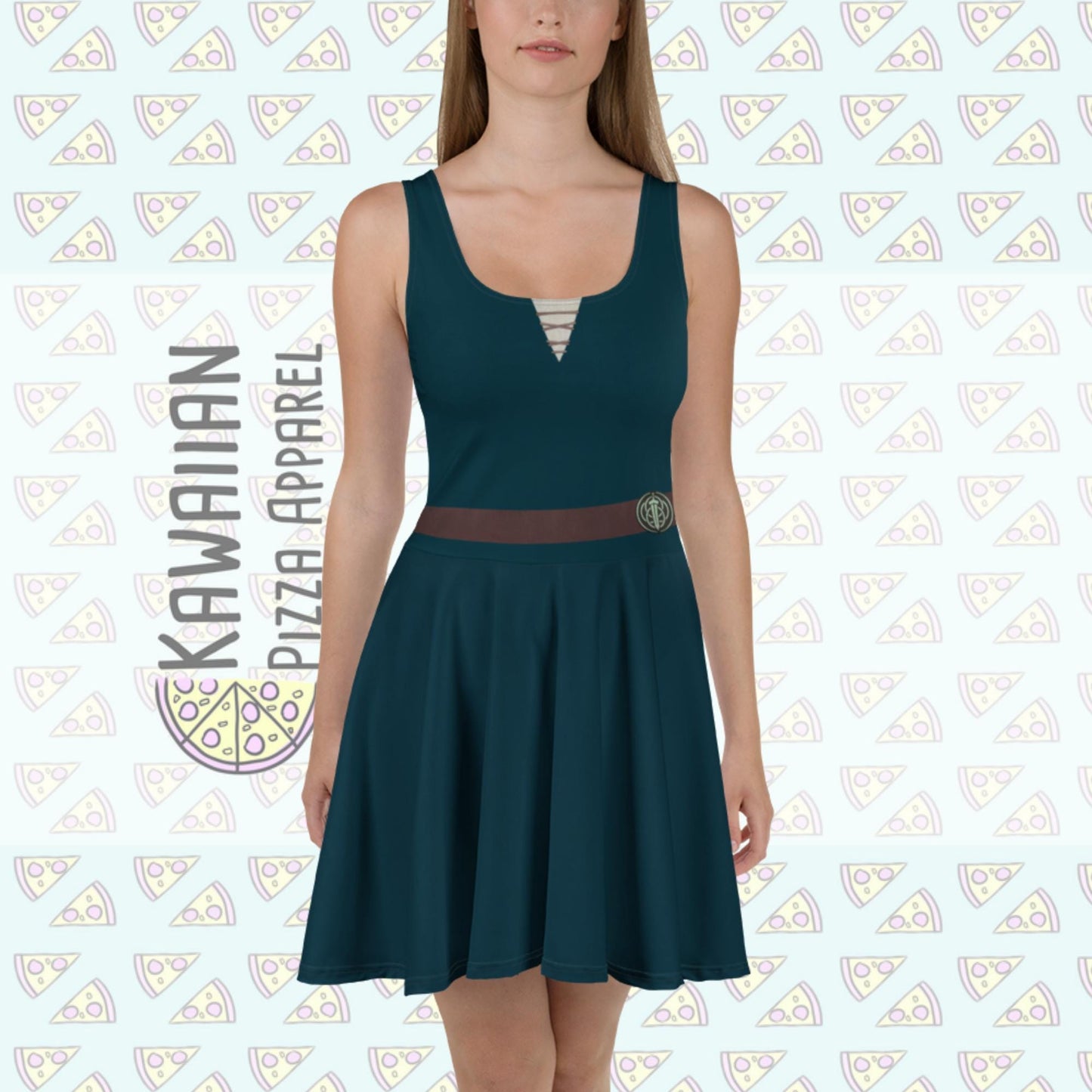 Women's Merida Inspired Skater Dress