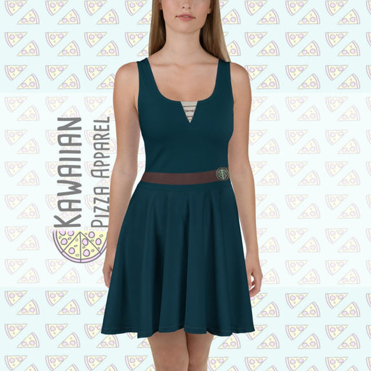 Women's Merida Inspired Skater Dress