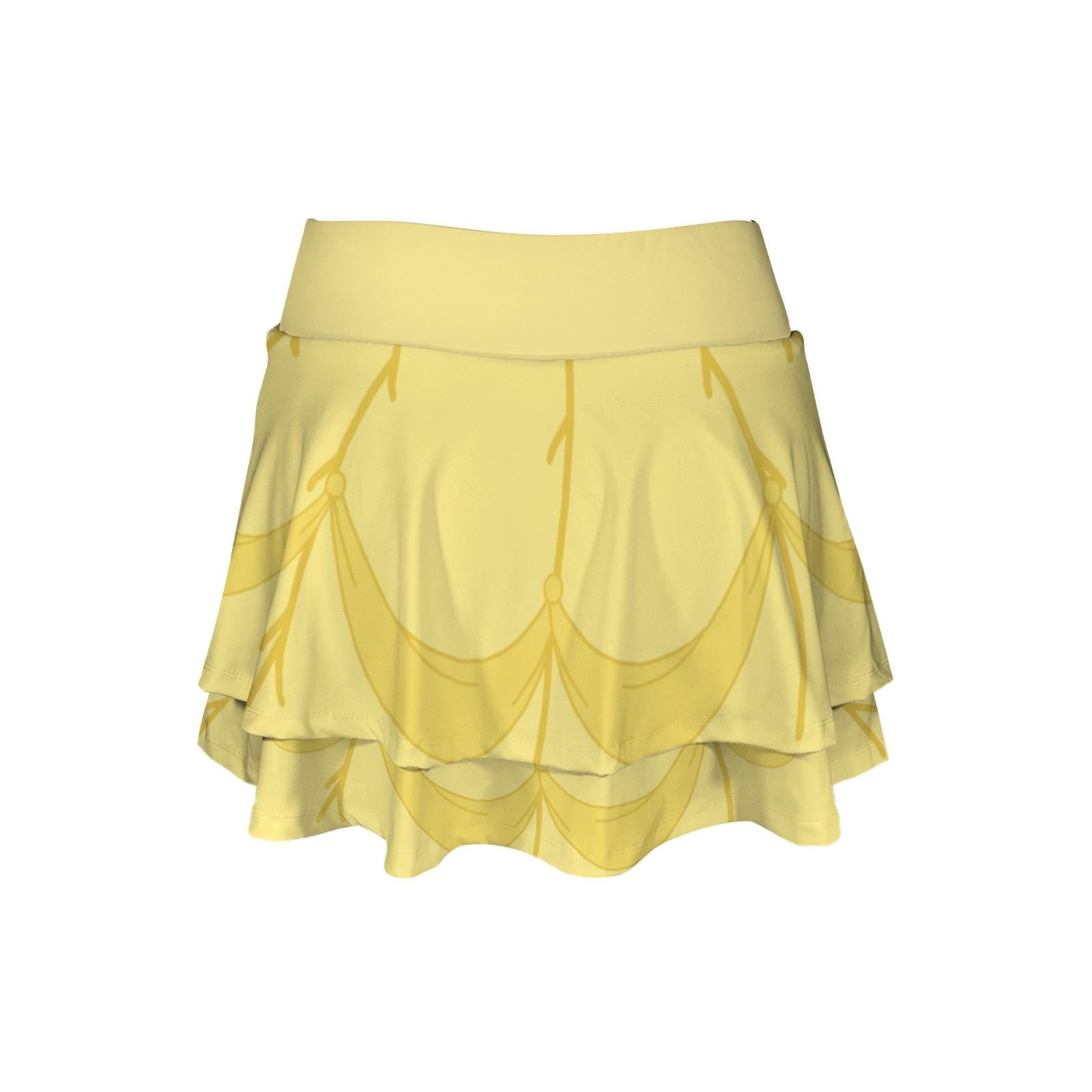 Belle Inspired Ruffle Sport Skirt