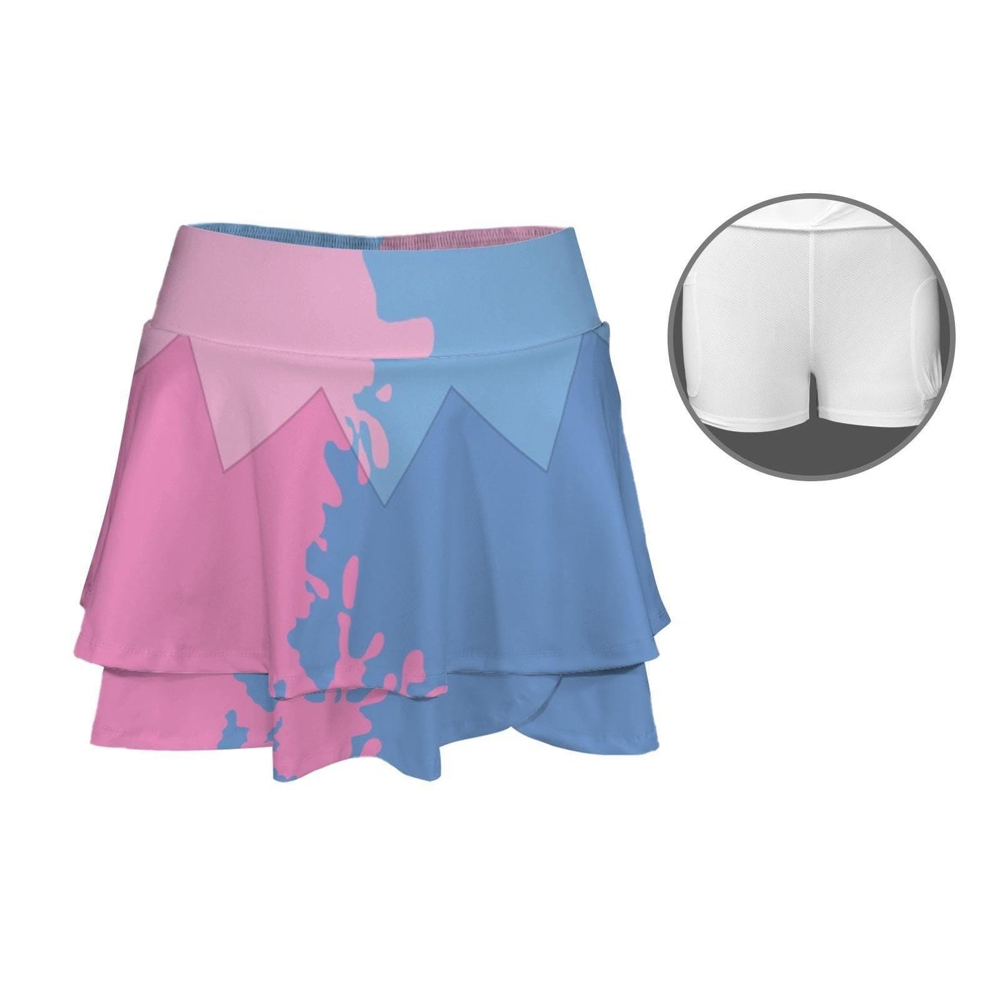 Aurora Inspired Ruffle Sport Skirt