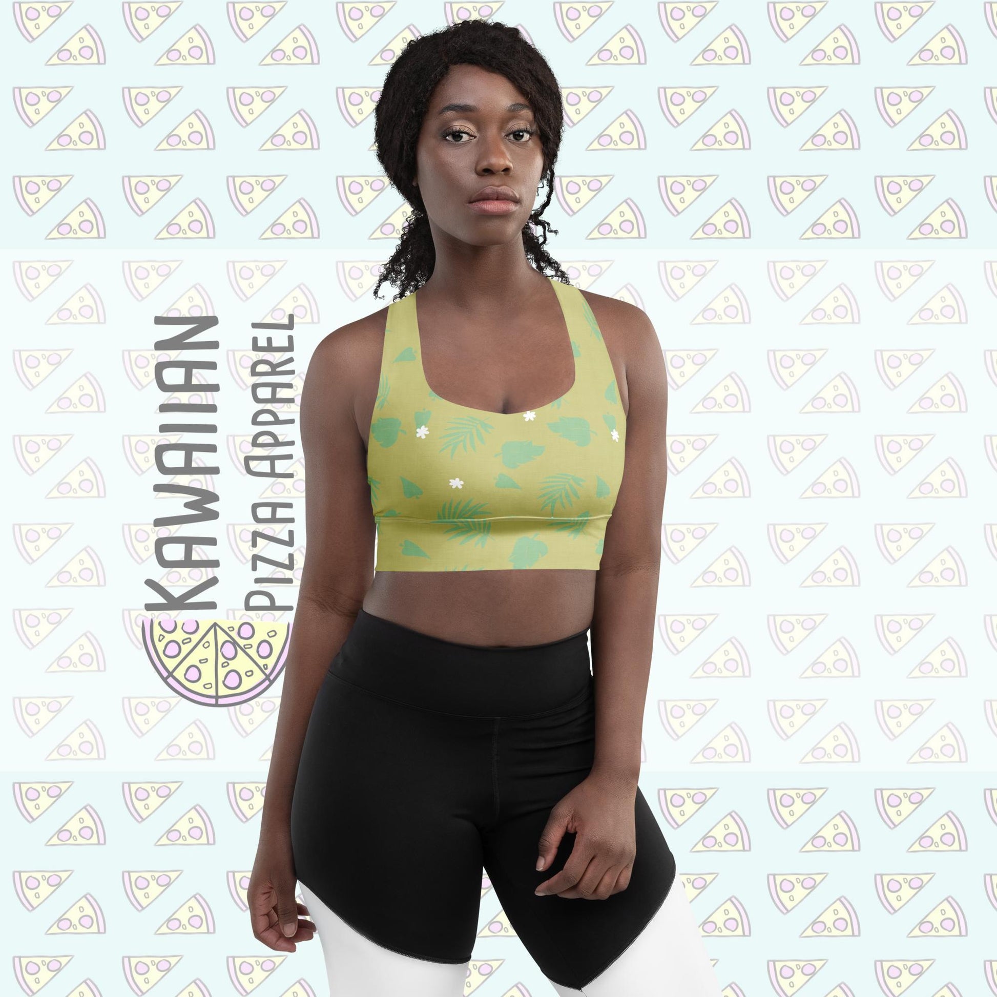 Nick Wilde Inspired Recycled Longline Sports Bra