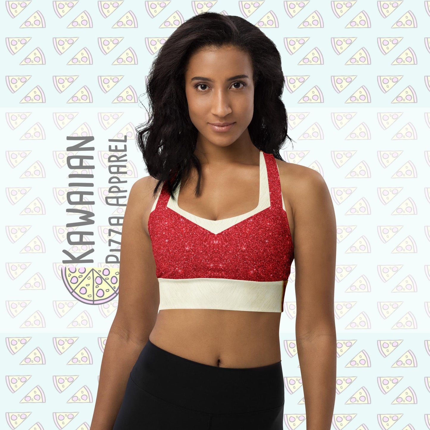 Gazelle Inspired Recycled Longline Sports Bra