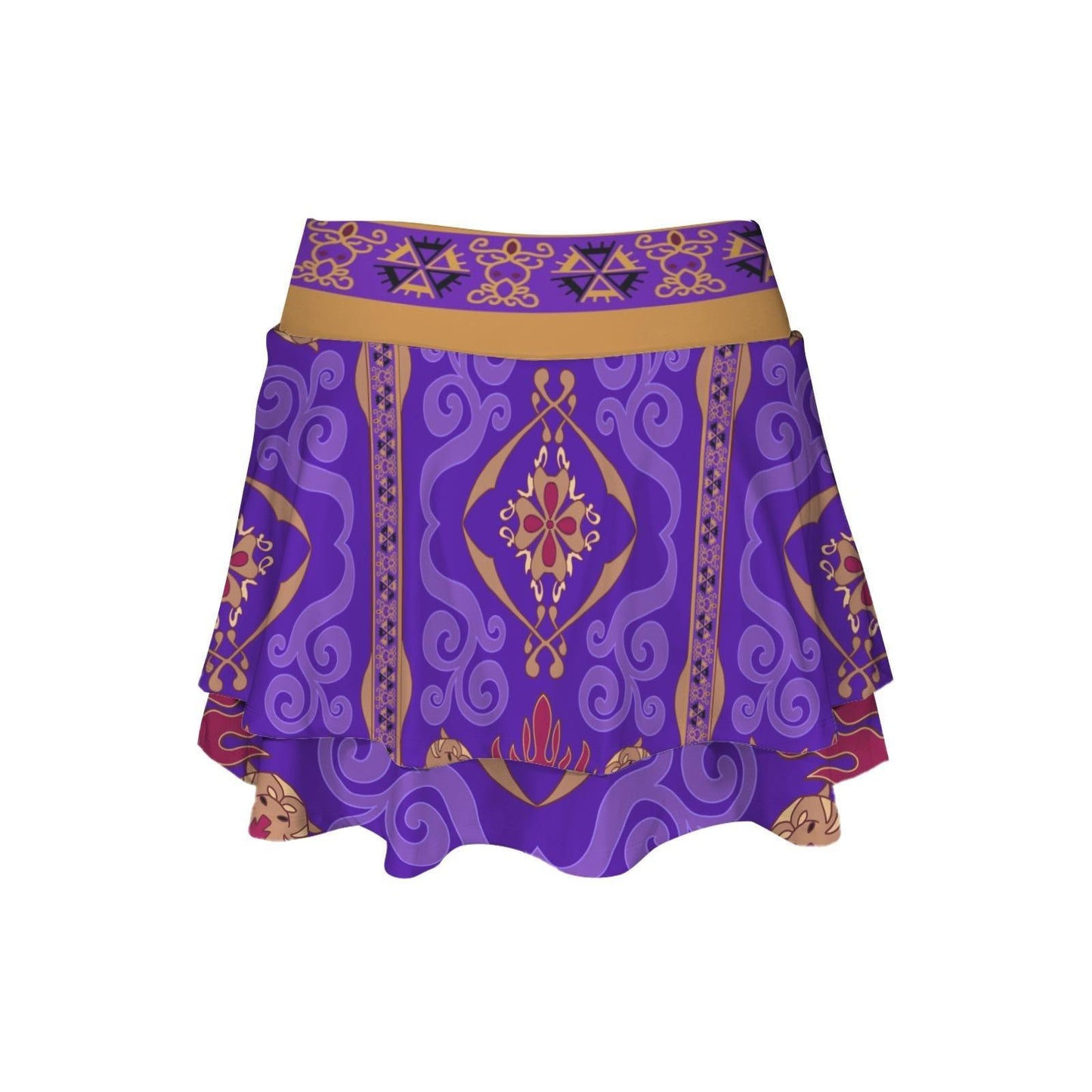 Magic Carpet Inspired Ruffle Sport Skirt